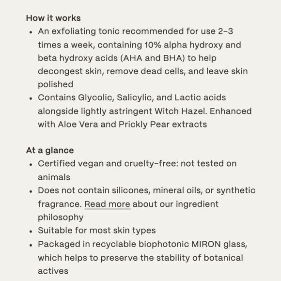 29 PALMS EXFOLIATOR - Mesa Mystic Facial Exfoliating Solution- $60 Retail - Picture 3 of 3